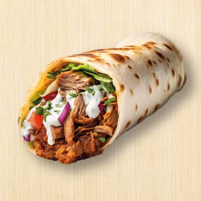 Butter Chicken Wrap.