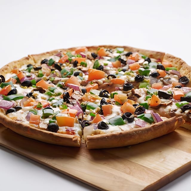 Indian Garlic Veggie Pizzatwist.