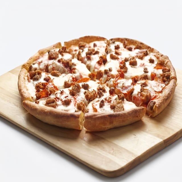 Halal All Meat Pizza.