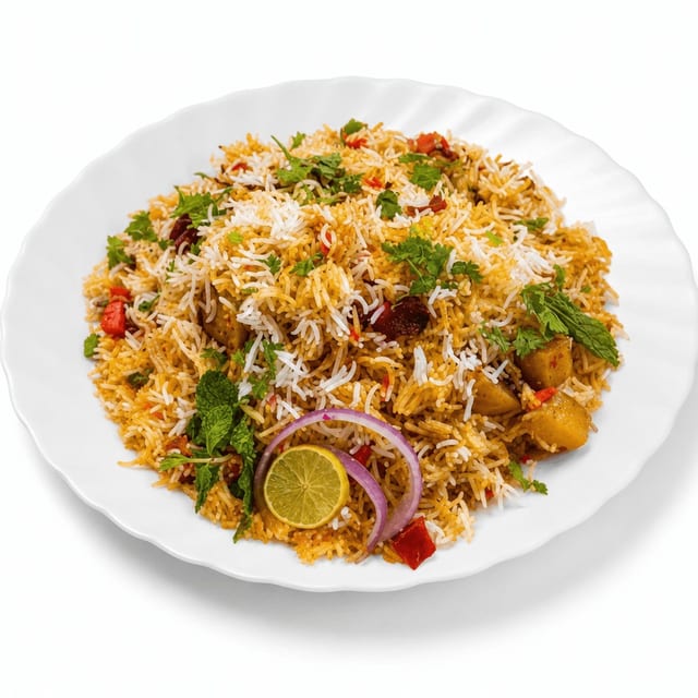 Veggie Biryani.