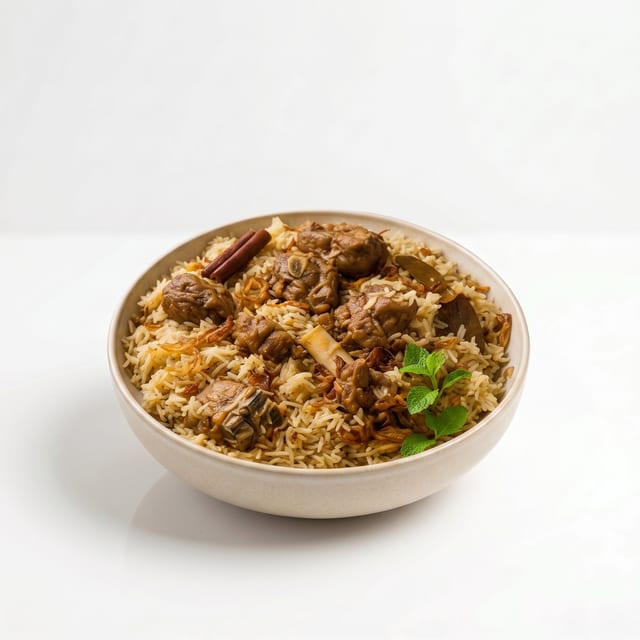 Goat Biryani.