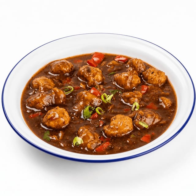 Veg Manchurian.