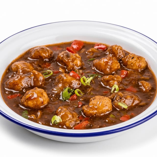 Veg Manchurian.