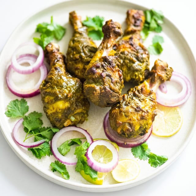 Haryali Chicken Tandoori.