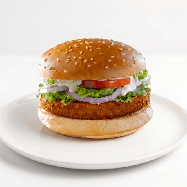 Aloo Tikki Burger.