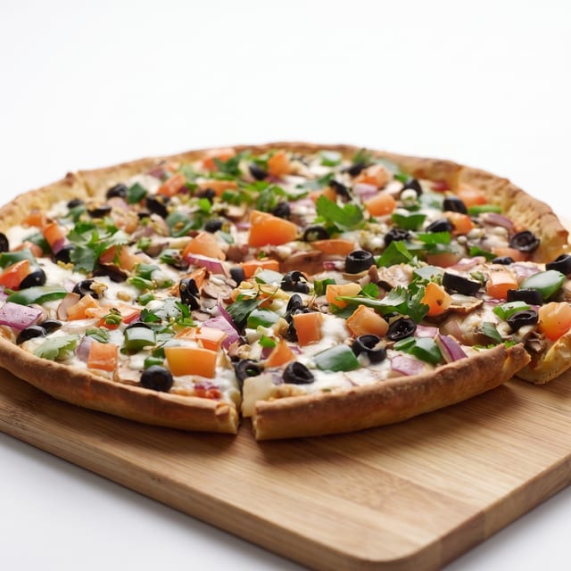 Deep Pan Curry Veggie Pizzatwist.