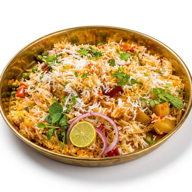 Veggie Biryani.