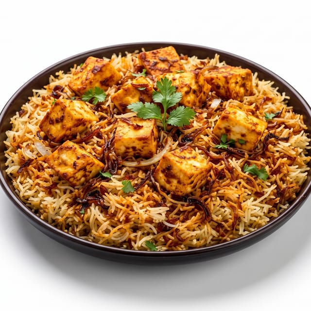 Paneer Biryani.
