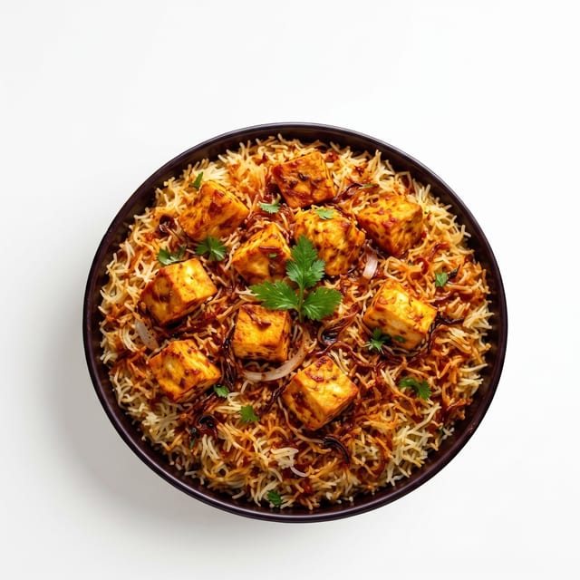 Paneer Biryani.