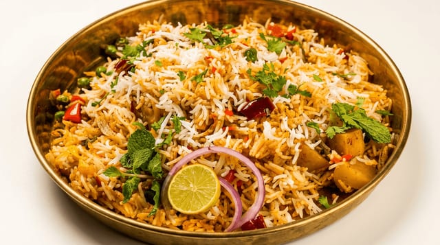 Veggie Biryani.