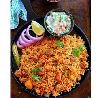 Soya Tikka Biryani