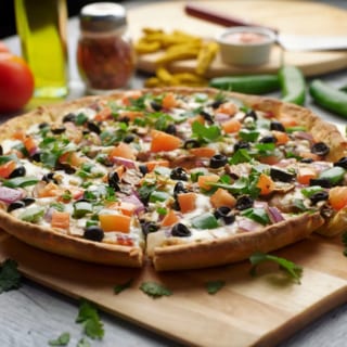 Deep Pan Curry Veggie Pizzatwist