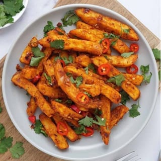 Achari Fries-Twist